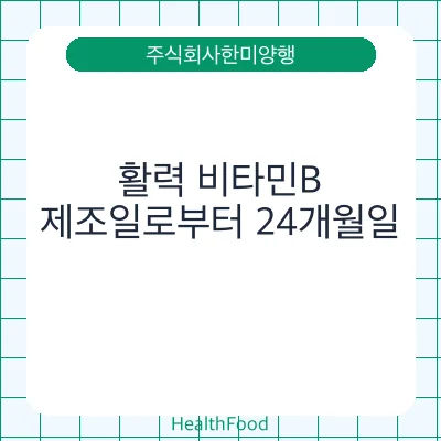 활력 비타민B