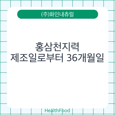 홍삼천지력