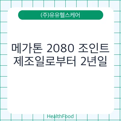 메가톤 2080 조인트