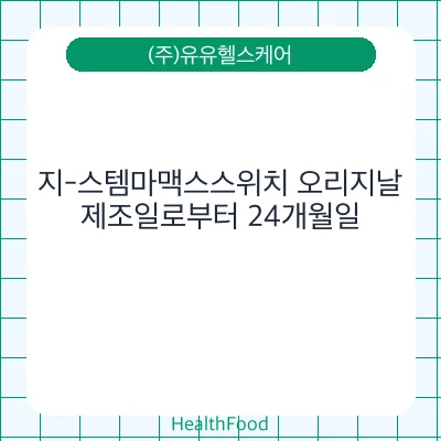 지-스템마맥스스위치 오리지날