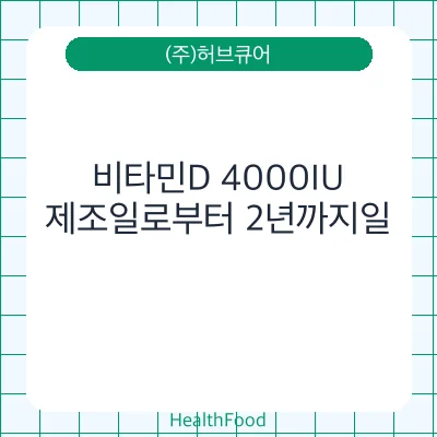 비타민D 4000IU