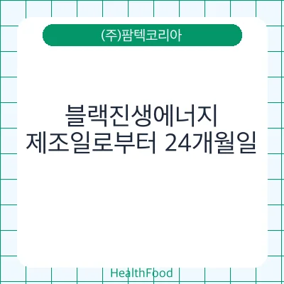 블랙진생에너지