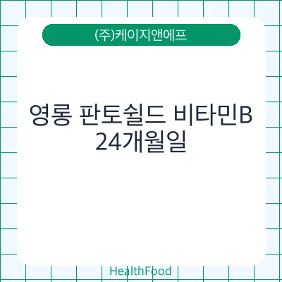 영롱 판토쉴드 비타민B