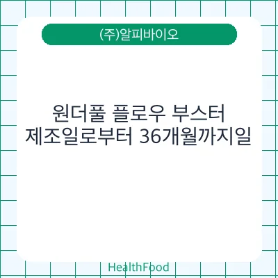 원더풀 플로우 부스터