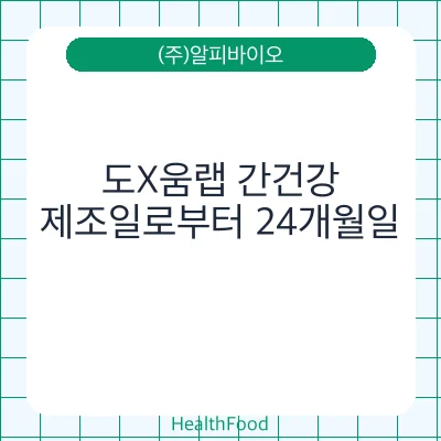 도X움랩 간건강