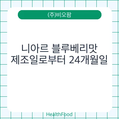 니아르 블루베리맛