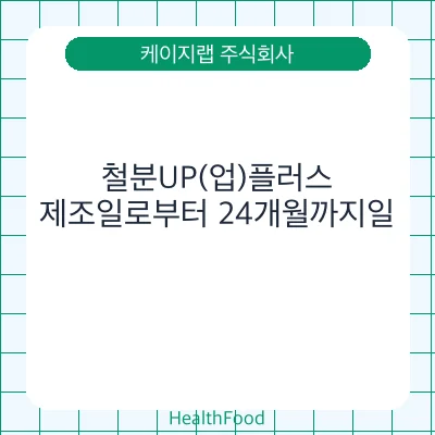 철분UP(업)플러스