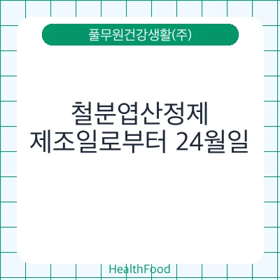 철분엽산정제