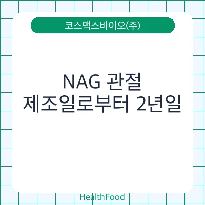 NAG 관절