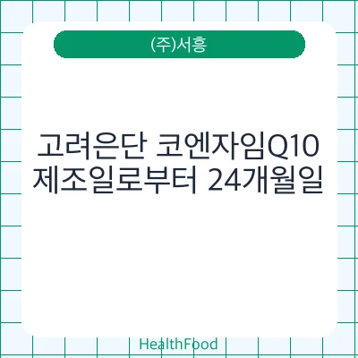 고려은단 코엔자임Q10