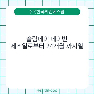 슬림데이 데이번