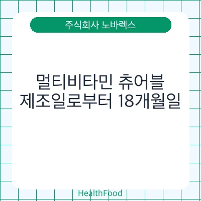 멀티비타민 츄어블