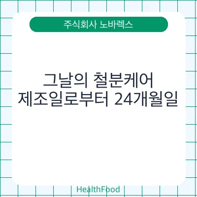 그날의 철분케어