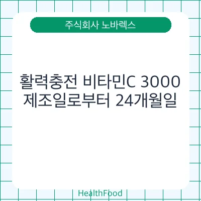 활력충전 비타민C 3000