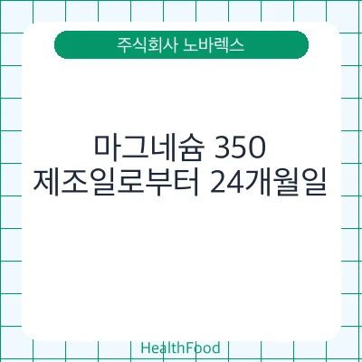 마그네슘 350