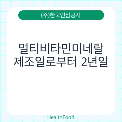 멀티비타민미네랄