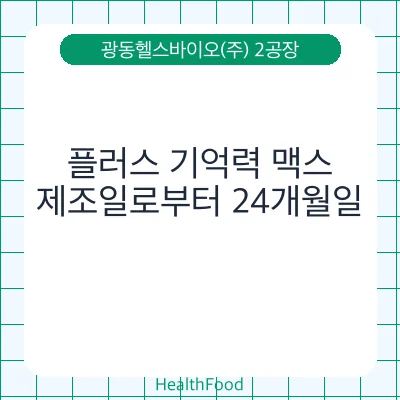 플러스 기억력 맥스