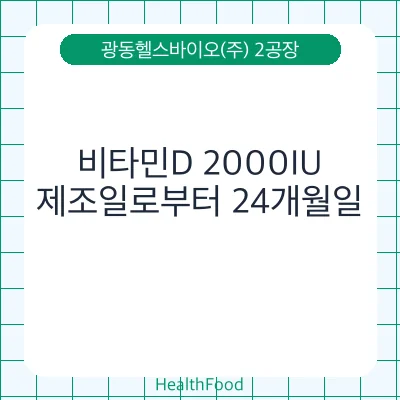 비타민D 2000IU