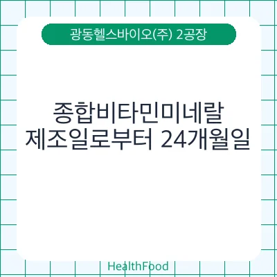 종합비타민미네랄