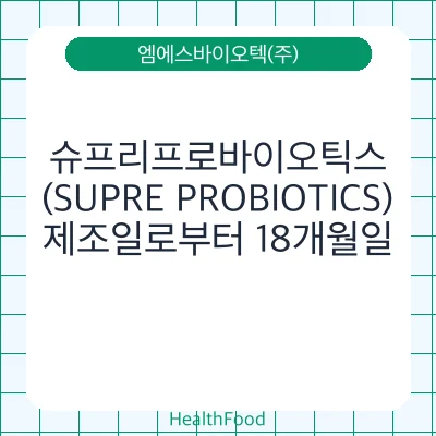 슈프리프로바이오틱스(SUPRE PROBIOTICS)
