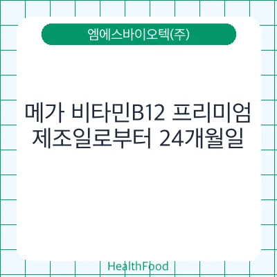 메가 비타민B12 프리미엄