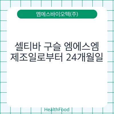 셀티바 구슬 엠에스엠