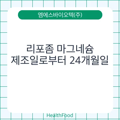리포좀 마그네슘