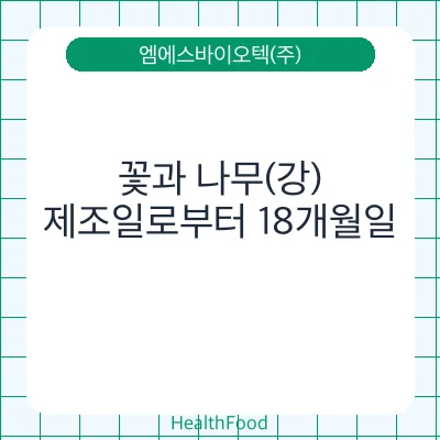 꽃과 나무(강)