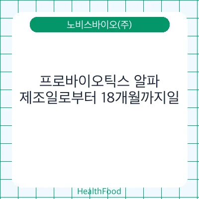 프로바이오틱스 알파