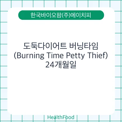 도둑다이어트 버닝타임 (Burning Time Petty Thief)