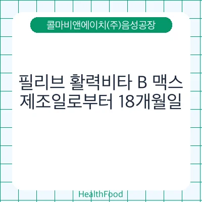 필리브 활력비타 B 맥스