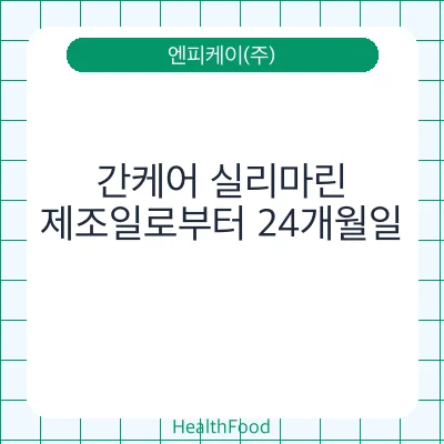 간케어 실리마린