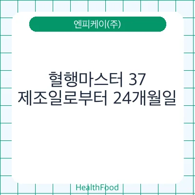 혈행마스터 37