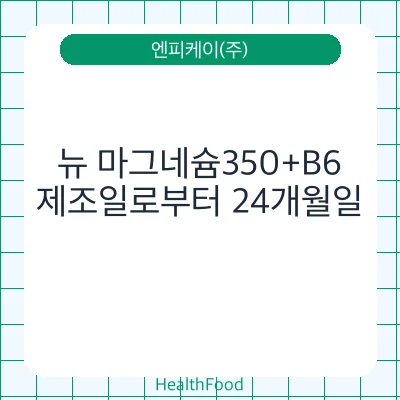 뉴 마그네슘350+B6