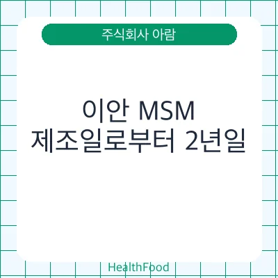이안 MSM