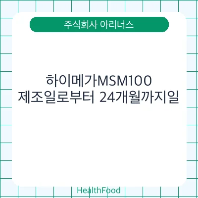 하이메가MSM100