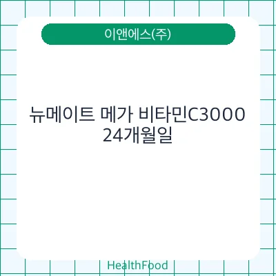 뉴메이트 메가 비타민C3000