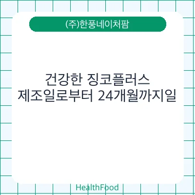 건강한 징코플러스