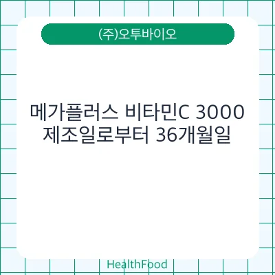 메가플러스 비타민C 3000
