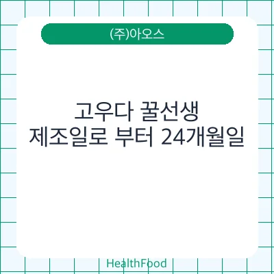 고우다 꿀선생