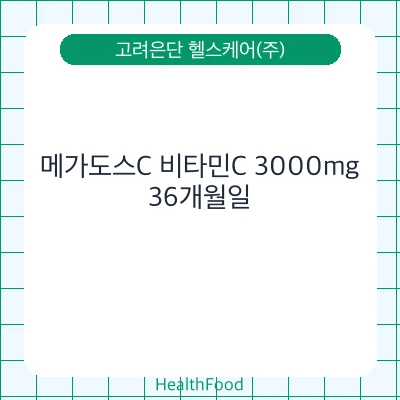 메가도스C 비타민C 3000mg