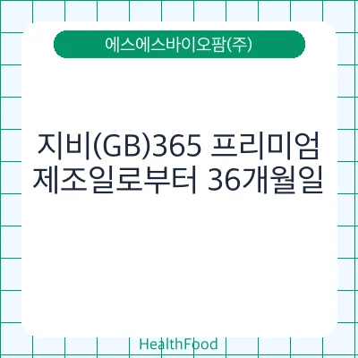 지비(GB)365 프리미엄