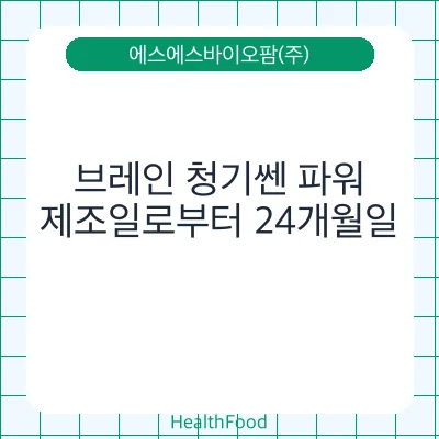 브레인 청기쎈 파워