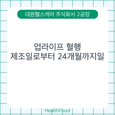 업라이프 혈행