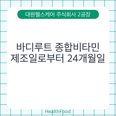 바디루트 종합비타민