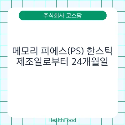 메모리 피에스(PS) 한스틱