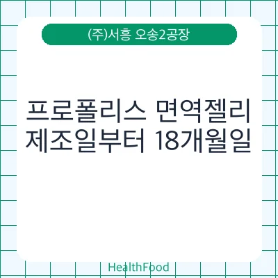 프로폴리스 면역젤리