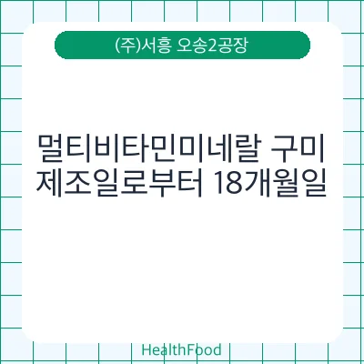 멀티비타민미네랄 구미