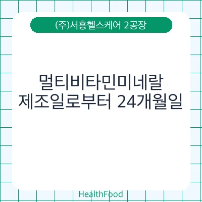 멀티비타민미네랄