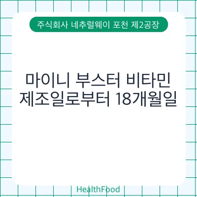 마이니 부스터 비타민